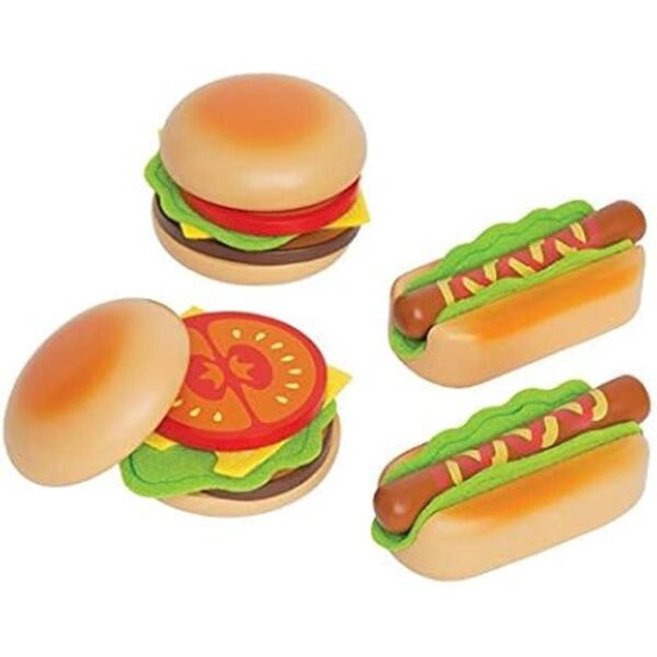 Hape Juego de comida de madera para cocina con accesorios_2
