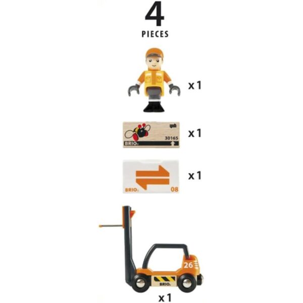 Brio World 33573 Elevador de horquilla 4 piezas de_3