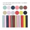 Kit de fabricación de aretes de cuero 24 hojas de piel