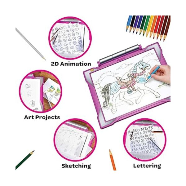 Crayola Tabla para colorear para niños color rosado_6