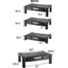 Kantek Soporte extra ancho para monitor o portátil de un_2