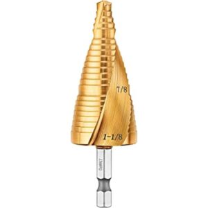 DEWALT Juego de brocas escalonadas 78 pulgadas a 118_1