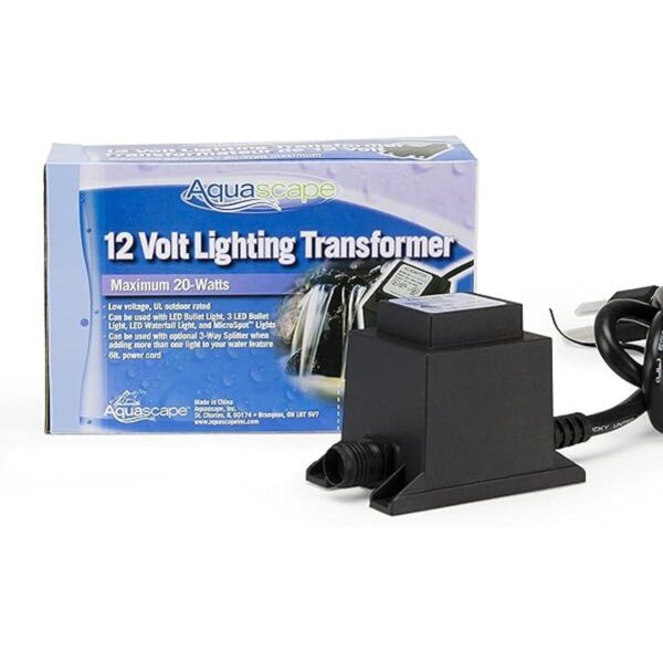 Aquascape 98485 Transformador de conexión rápida de 12 V