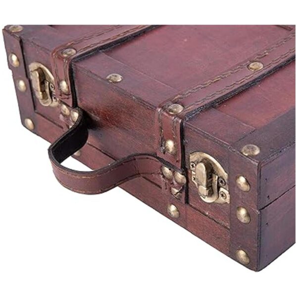 Vintiquewise TM. Caja decorativa pequeña con forma de_5