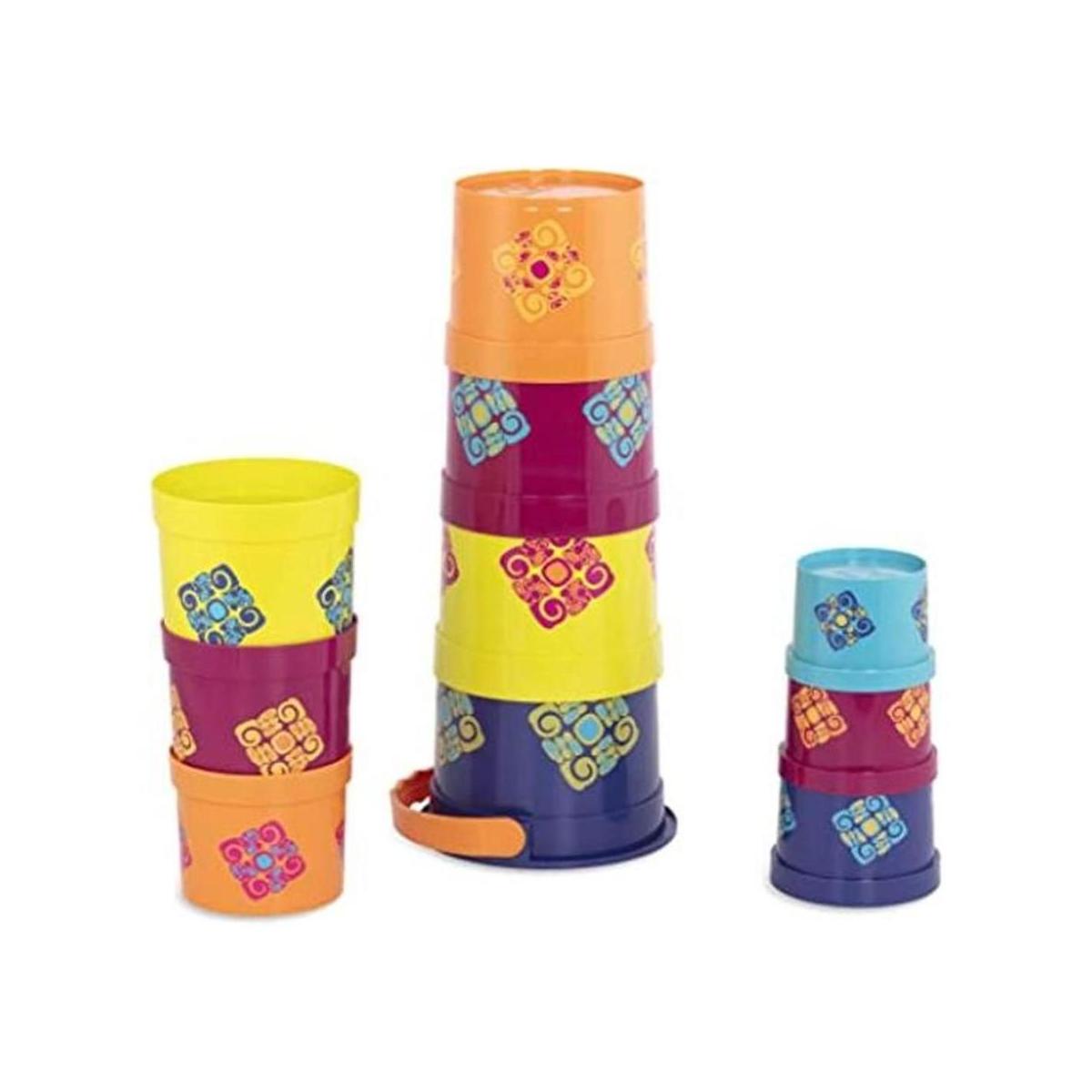 B. toys Tazas apilables 10 piezas Vasos anidados
