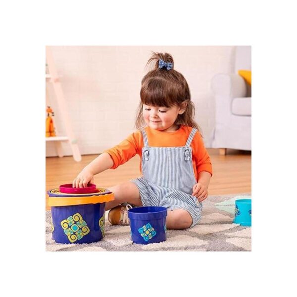 B. toys Tazas apilables 10 piezas Vasos anidados_3