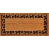 Kempf Greek Key Felpudo de coco natural 22.0 in x 46.4_1