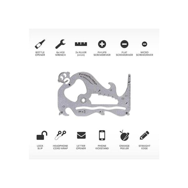 PocketMonkey multiherramienta de bolsillo 12 en 1_2
