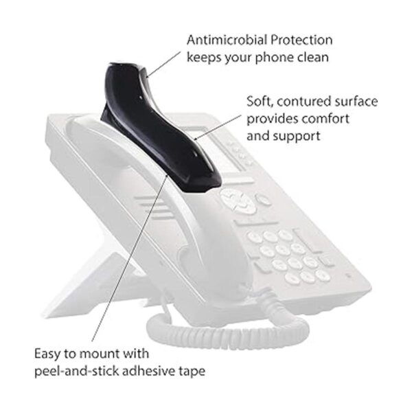 Softalk Reposabrazos para teléfono 00601M color negro