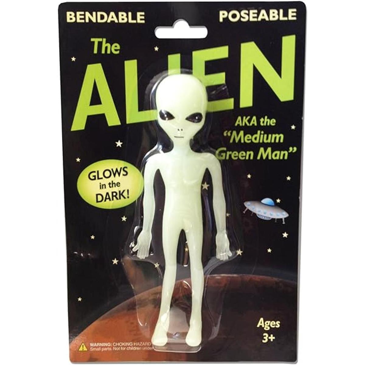 Alien que brilla en la oscuridad flexible