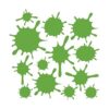 Splatter and Splotches Adhesivo decorativo para pared 13_1