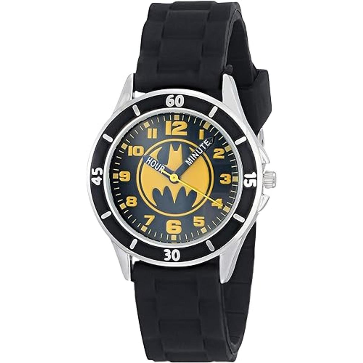 Accutime Kids Batman Analog Quartz Watch for Boys Girls