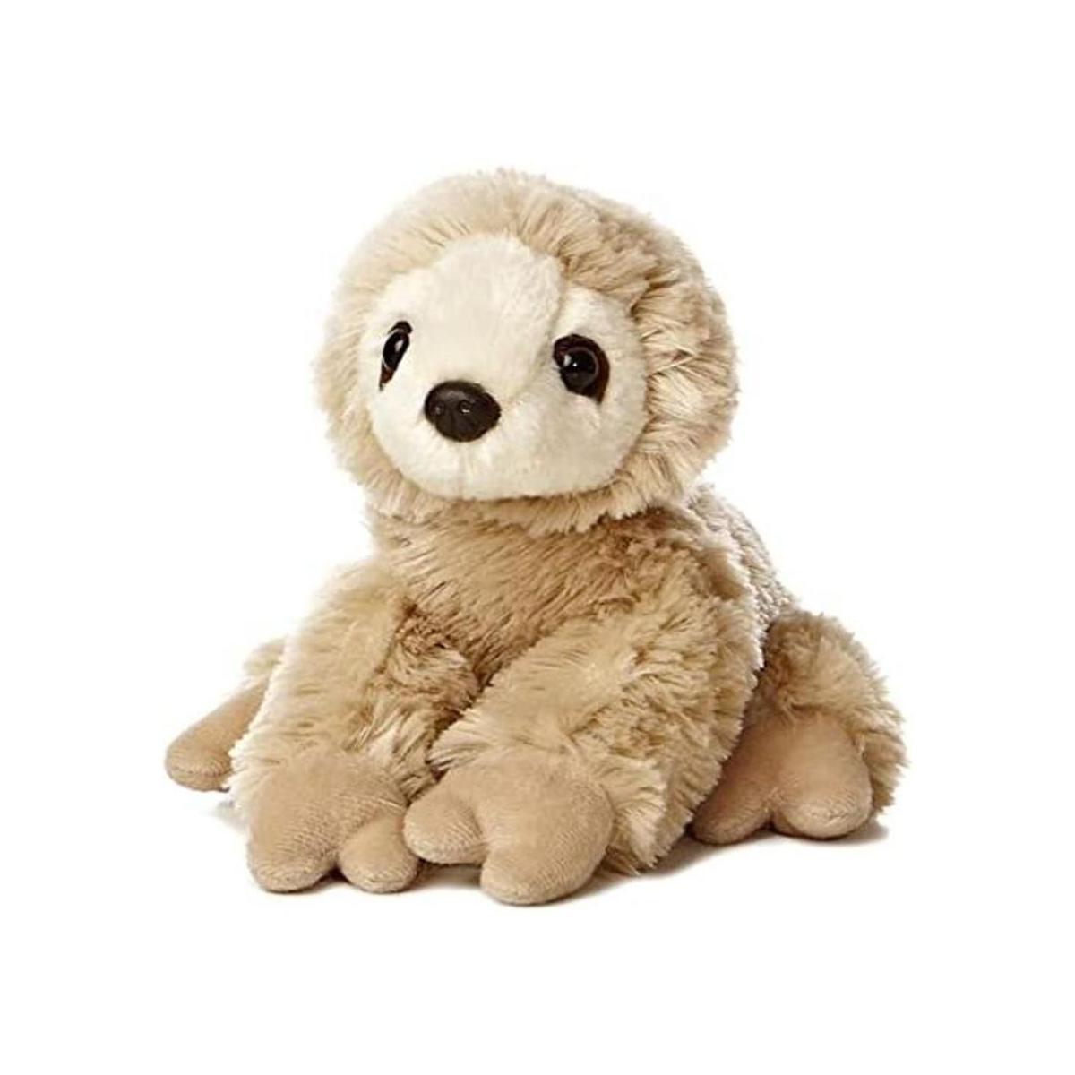 Aurora Mini Flopsie Perezoso de 8 pulgadas color beige