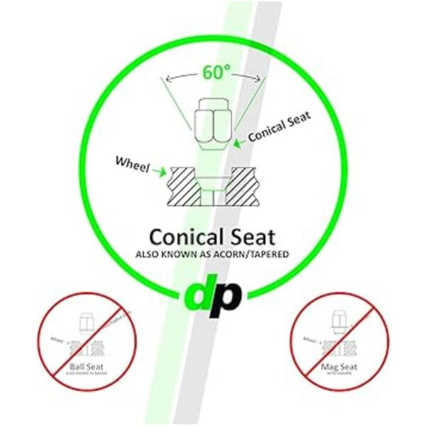 DPAccessories LOC2D8CO05PAR tuercas para automotores._3