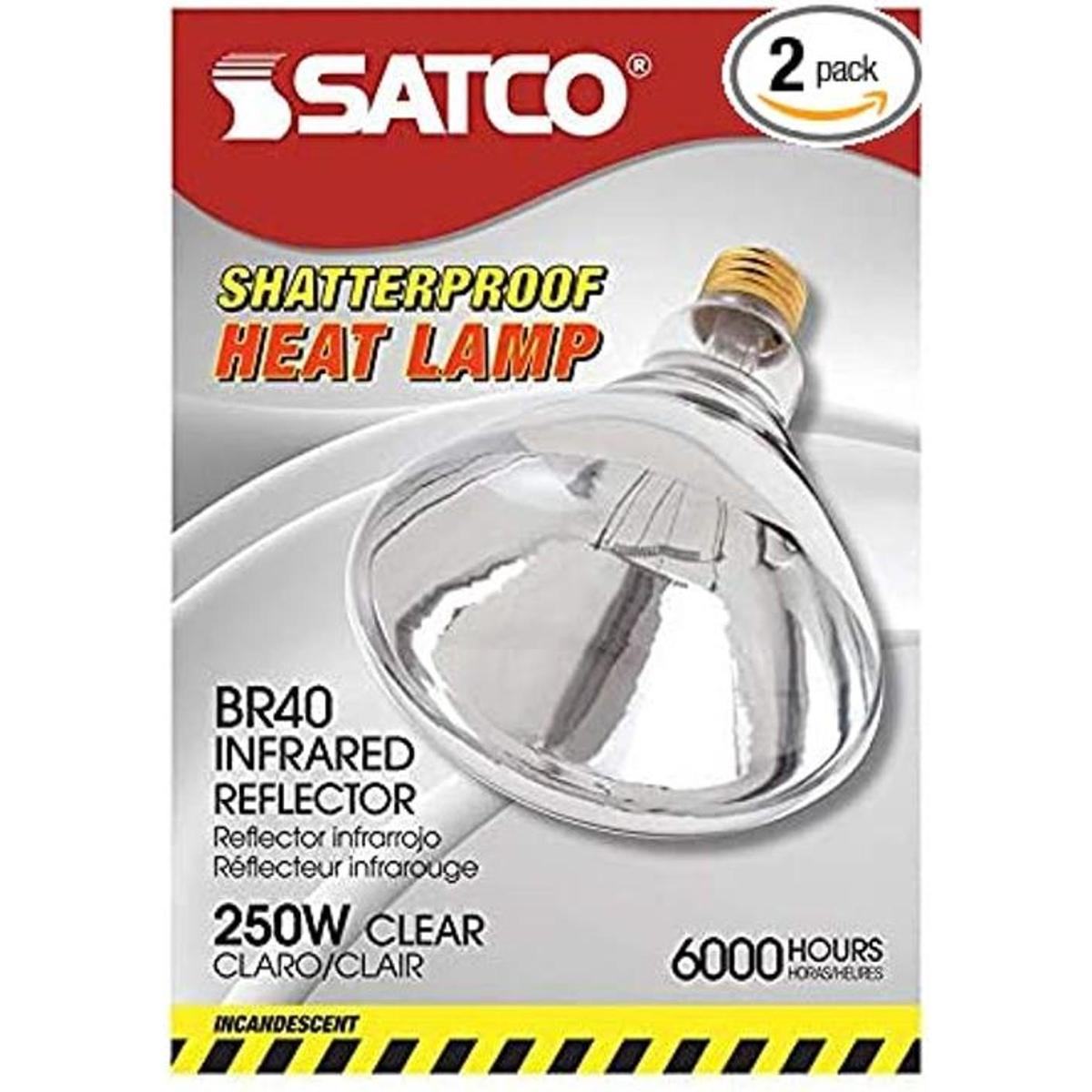 Satco S4885 Lámpara de calor irrompible de base media R40