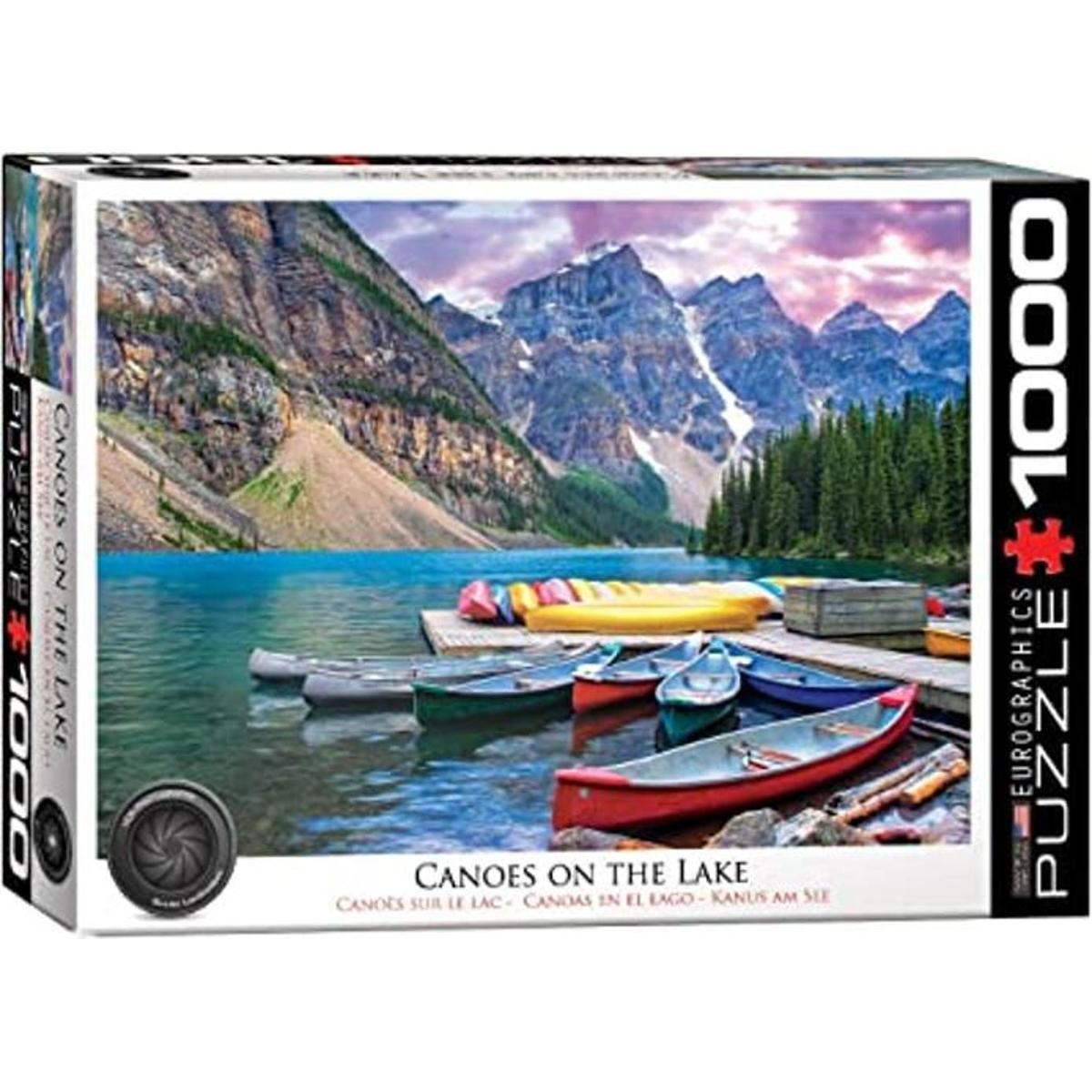 EuroGraphics Canoes on The Lake Jigsaw Puzzle 1000 piezas