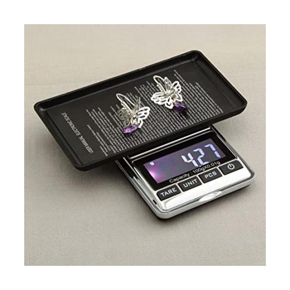 LuckyStone Balanza electrónica portable digital para