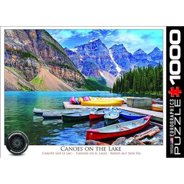 EuroGraphics Canoes on The Lake Jigsaw Puzzle 1000 piezas_4