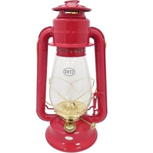 Dietz 20 Junior linterna de aceite ardiente rojo con oro_1