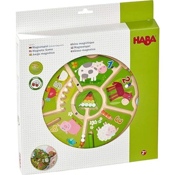HABA El juego magnético STEM de laberinto de números_6