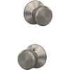 Schlage F10 BWE 619 Bowery Pomo para cerradura níquel_3