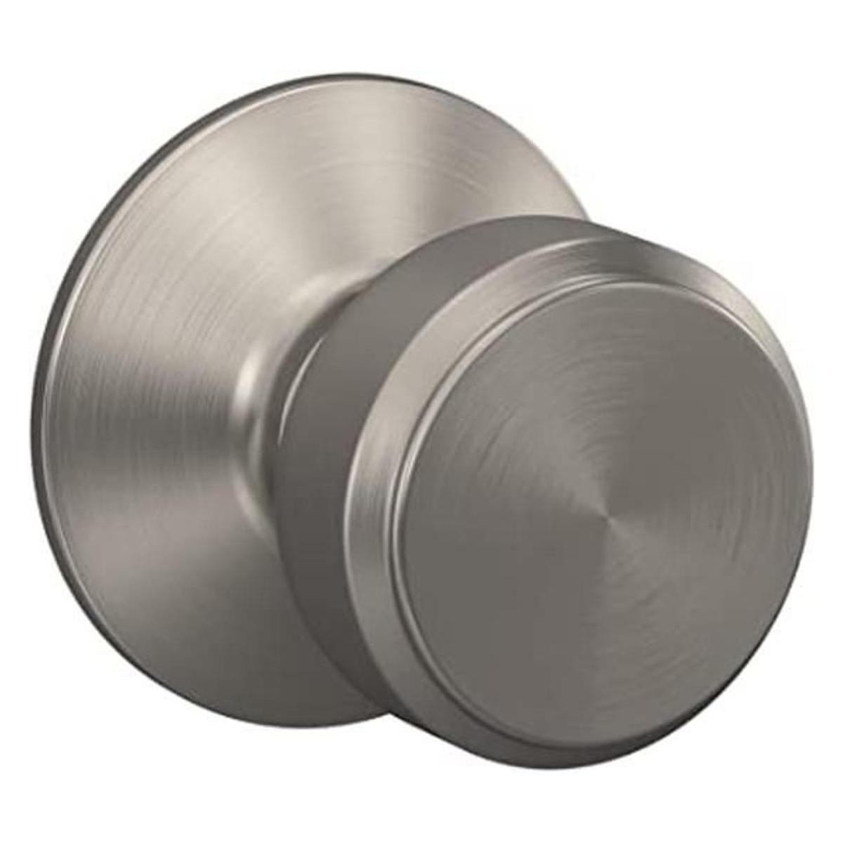 Schlage F10 BWE 619 Bowery Pomo para cerradura níquel