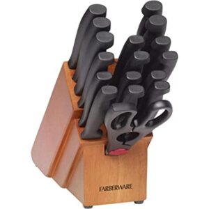 Farberware Never Needs Juego de bloques de cuchillos de_1