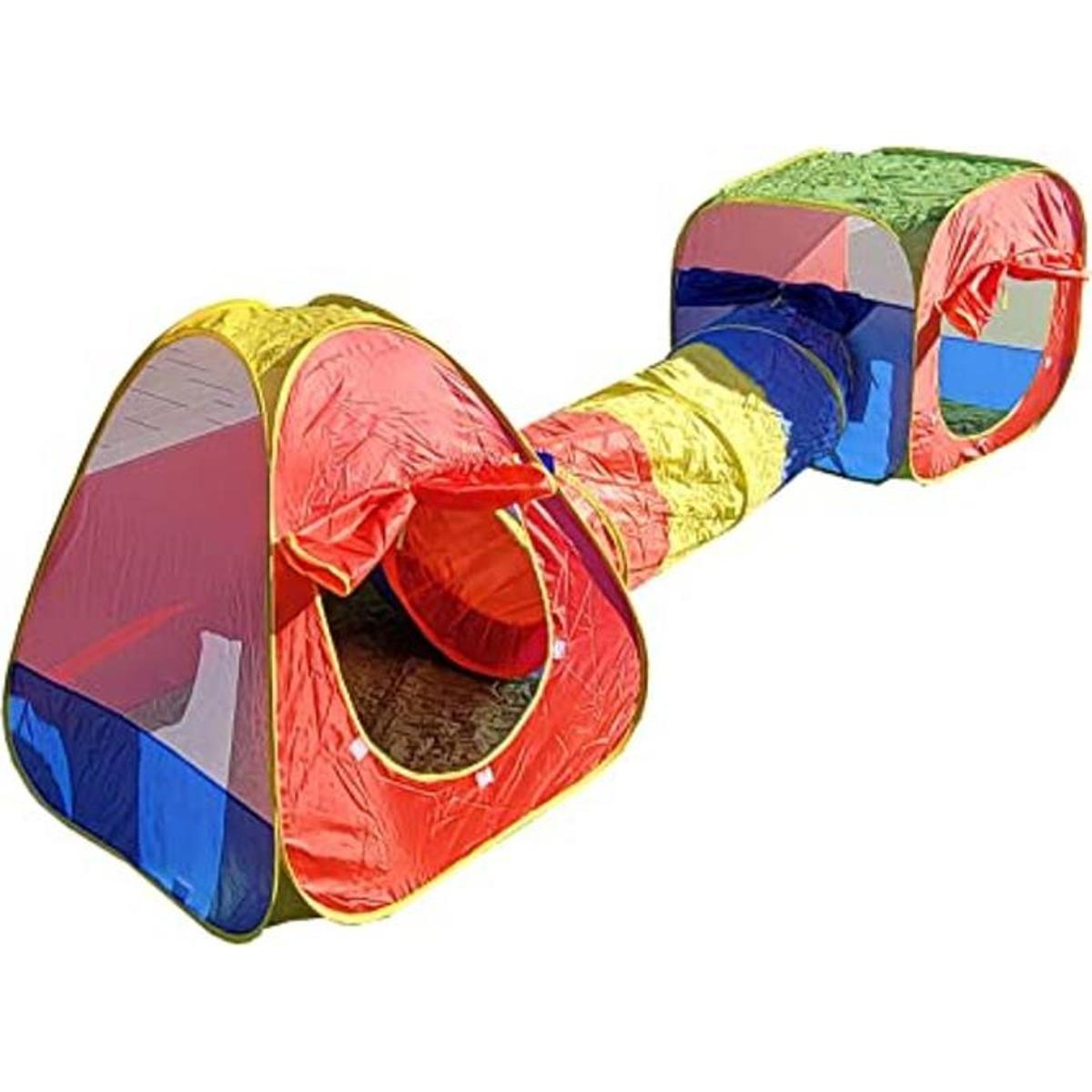 CubbyTubeTeepee Tienda de campaña de 3 piezas con túnel