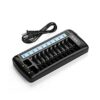 EBL Cargador de batería universal LCD de 12 bahías para_1