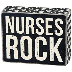 Primitives by Kathy Box Sign Enfermeras Rock Wall Decor_1