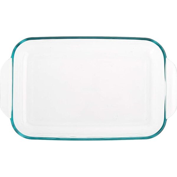 Pyrex Clear Basics Plato oblongo de vidrio de 2 cuartos_2