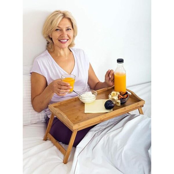 Bandeja de cama Homeit con patas plegables bandeja para_4