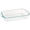 Pyrex Clear Basics Plato oblongo de vidrio de 2 cuartos_1