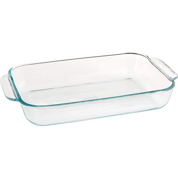 Pyrex Clear Basics Plato oblongo de vidrio de 2 cuartos_1