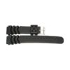 Correa de reloj de goma negra de 0.787 in para reloj de_1