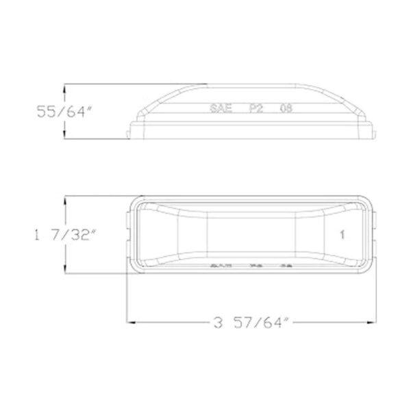 Lumitronics luz LED de posiciónmarcador sellada línea_5