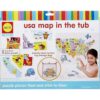 Alex Bath USA Map in The Tub Actividad de baño para niños_3
