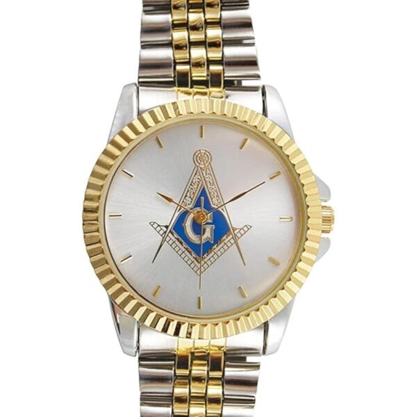 Sigma impex a3135 Masónica metal banda muñeca reloj_1