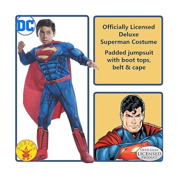 Rubies disfraz DC Superheroes Superman Deluxe niños M_2