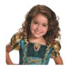Disfraz de princesa Merida de Disney para niñas pequeñas_2