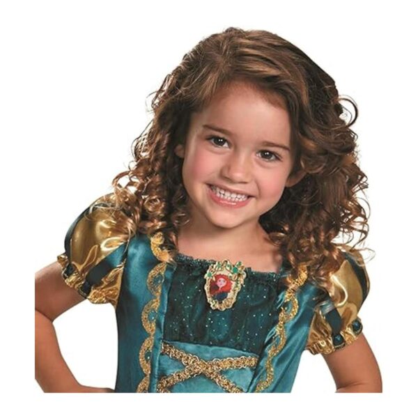 Disfraz de princesa Merida de Disney para niñas pequeñas_2