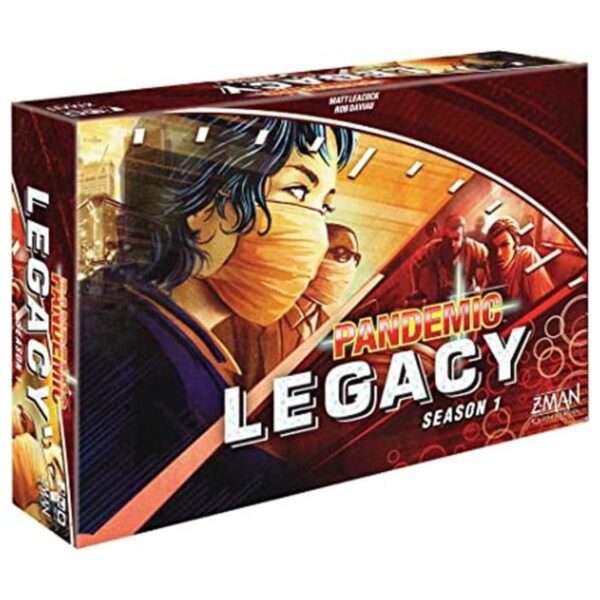 Tablero de juego Legado pandémico color rojo_1