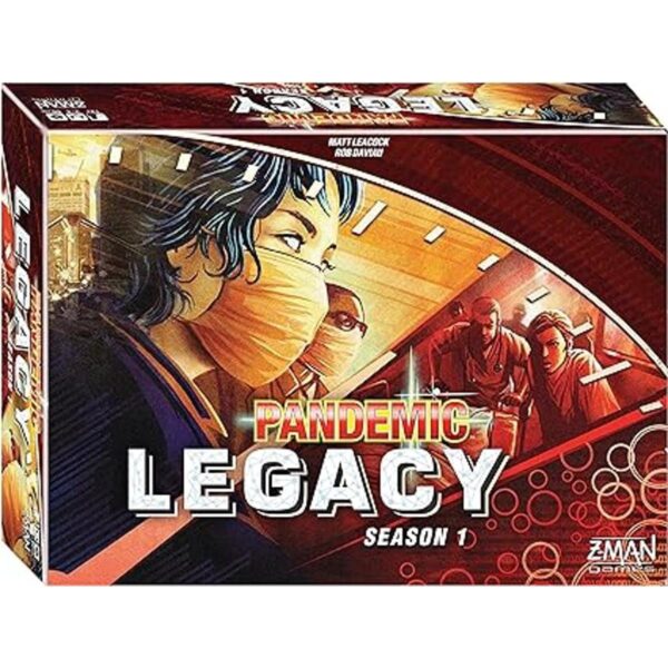 Tablero de juego Legado pandémico color rojo_2