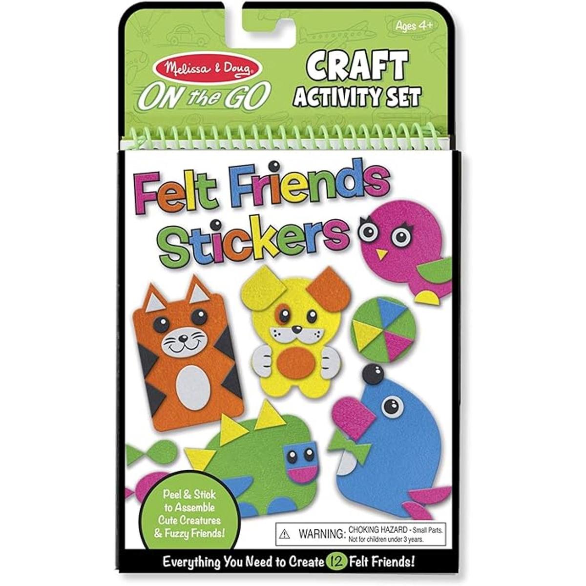 Melissa Doug On The Go Amigos de fieltro Juego de