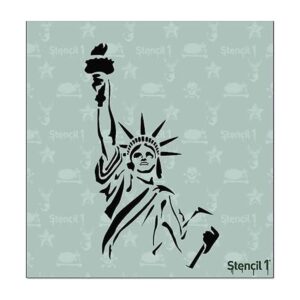 Stencil1 diseño de Estatua de la libertad 6 x 6_1