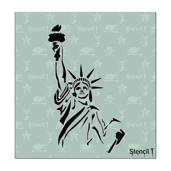 Stencil1 diseño de Estatua de la libertad 6 x 6_1