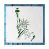 Stencil1 diseño de Estatua de la libertad 6 x 6_3