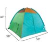 Tienda de campaña Pacific Play Tents tipo iglú para 4_2