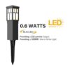 Malibu Mission Collection LED bolardo camino luz LED baja