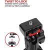 Tackform Soporte para reposacabezas para GoPro y otras_3